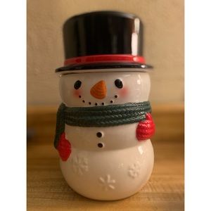 Snowman cookie jar